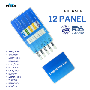 12 panel dip card