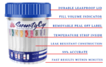 10 panel drug test cup Features
