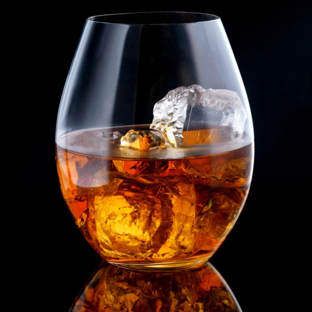 alcohol in a cup