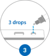 Drip drops - antigen covid test