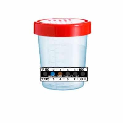 urine container cup - urine collection cup with temperature strip