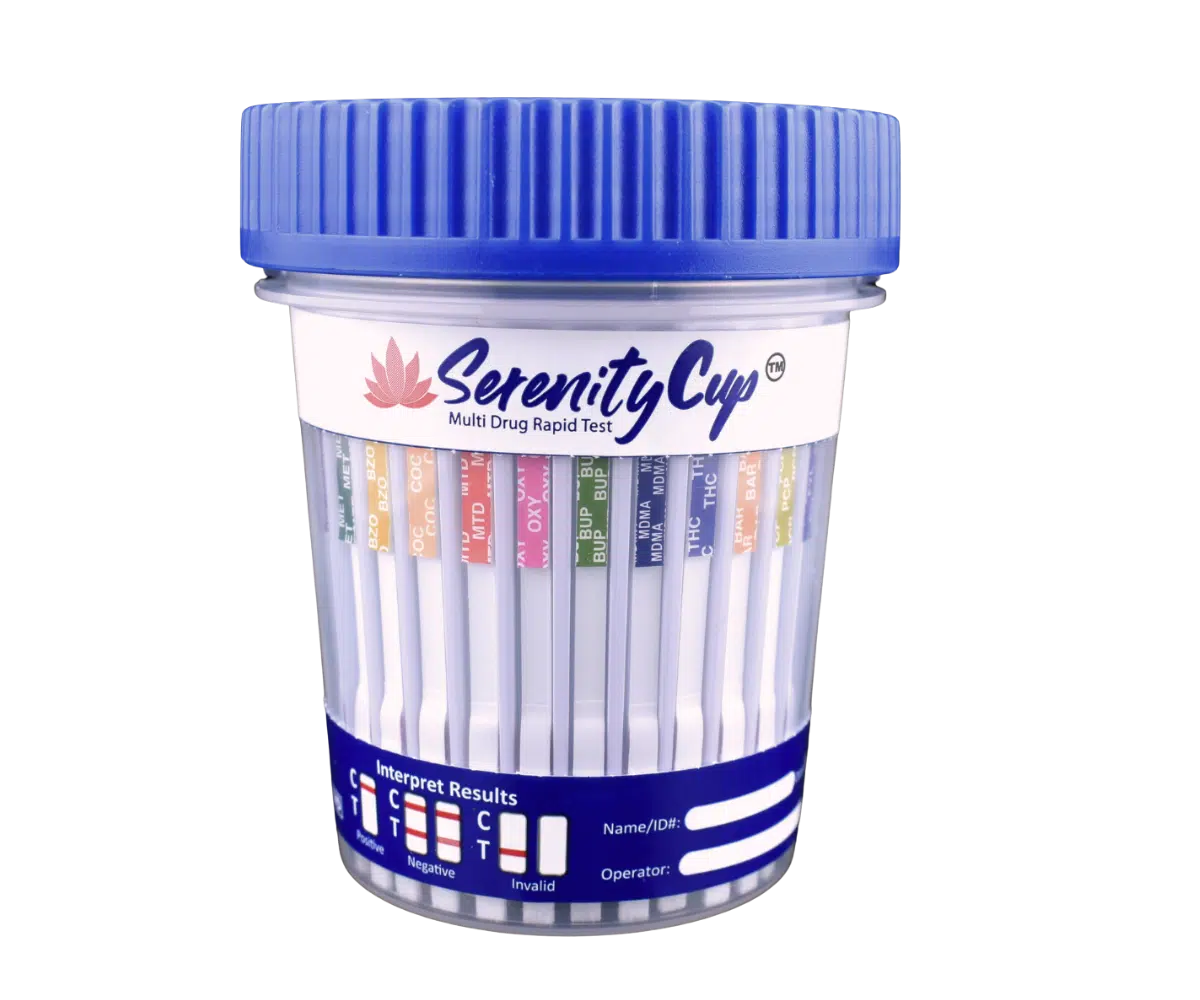 Cup-New-12-K250-12-Panel-Drug-Test-Cup-Click-T_3121_1.png Cup New 12 K2/50, 12 Panel Drug Test Cup - Click Top - AMP/1000, BAR/300, BUP/10, BZO/300, COC/300, K2/50, MDMA/500, MET/1000, OPI/300, MTD/300, OXY/100, THC/50 - Image 1