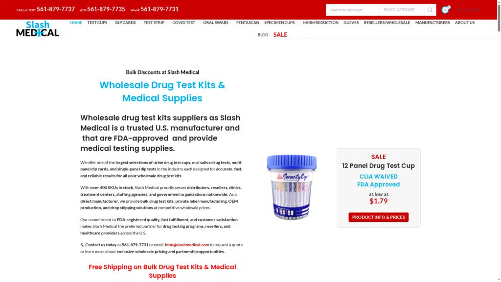Wholesale Deals for Drug Test Supplies Wholesale Deals for Drug Test Supplies