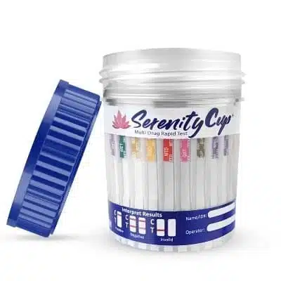 Cup-New-14-PHSGCR-K250-TRA100-ETG300-FEN_Drug-Test-Cups_1304_1.jpeg 14 Panel Test Cup with PH/SG/CR, K2/50, TRA/100, ETG/300, FEN/20 - Image 1