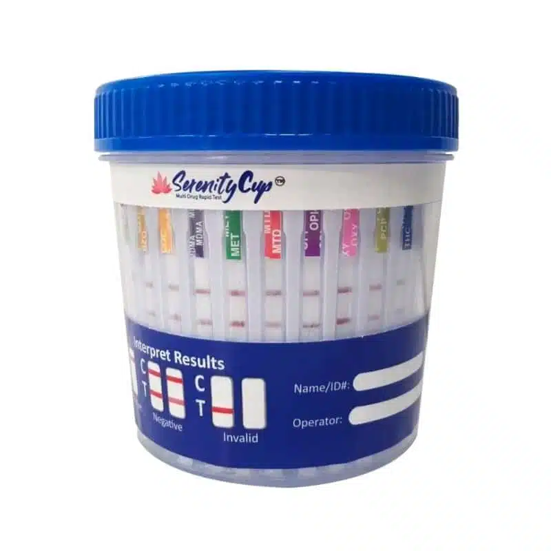 C90-12-Panel-Drug-Test-Serenity-Click-Cup-90ml-E_Drug-Tests-with-Alcohol_1134_1.jpeg Cup 90 12 ETG/300, FEN/20 & PCP/25,12 Panel Drug Test Cup - Click Top- AMP/1000, BUP/10, BZO/300, COC/300, MET/1000, MTD/300, OPI/300, OXY/100, THC/50, PCP/25, ETG/300, FEN/20 90ml - Image 1